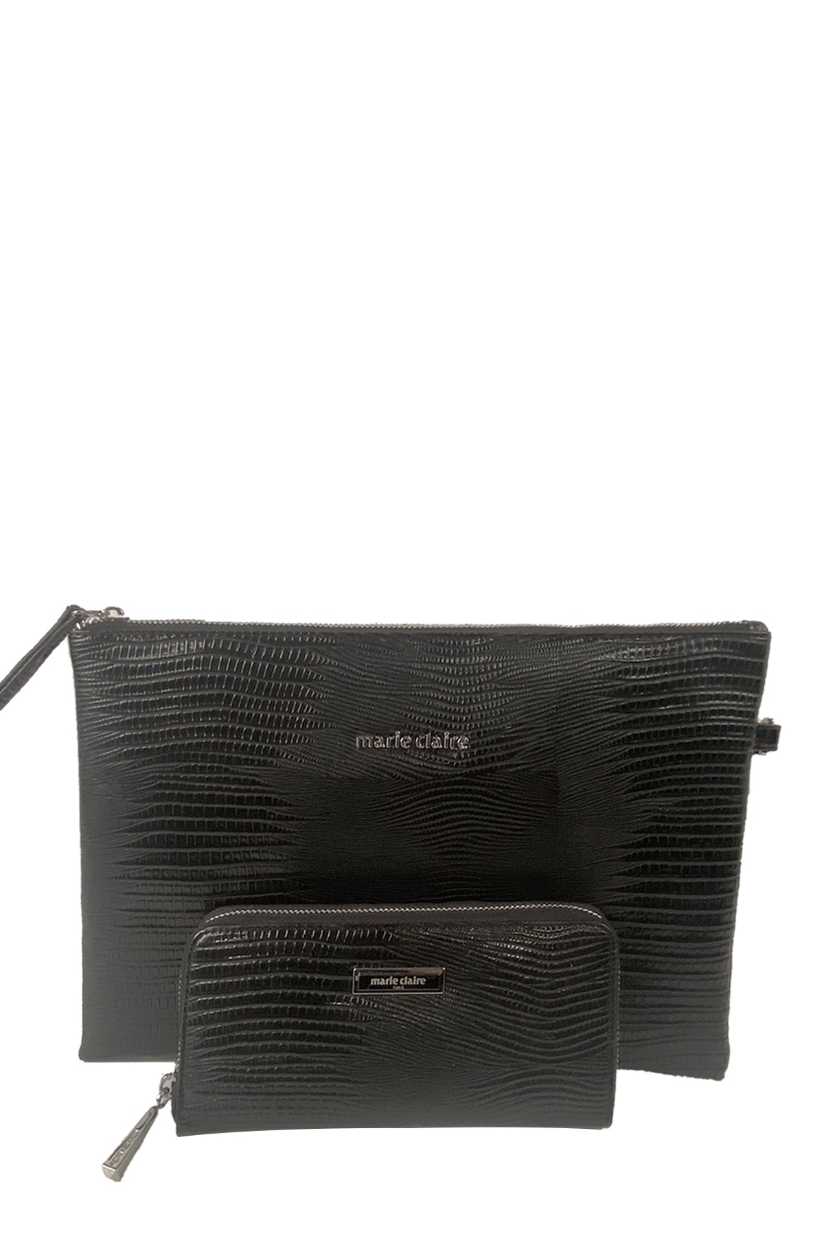 Marie Claire Paris Marie Claire tote bag in black faux leather with printed  logo 3325POSS4026N, black women bag black bag women black marie claire bag  - 3325poss4026n - Poșete Marie Claire Paris -